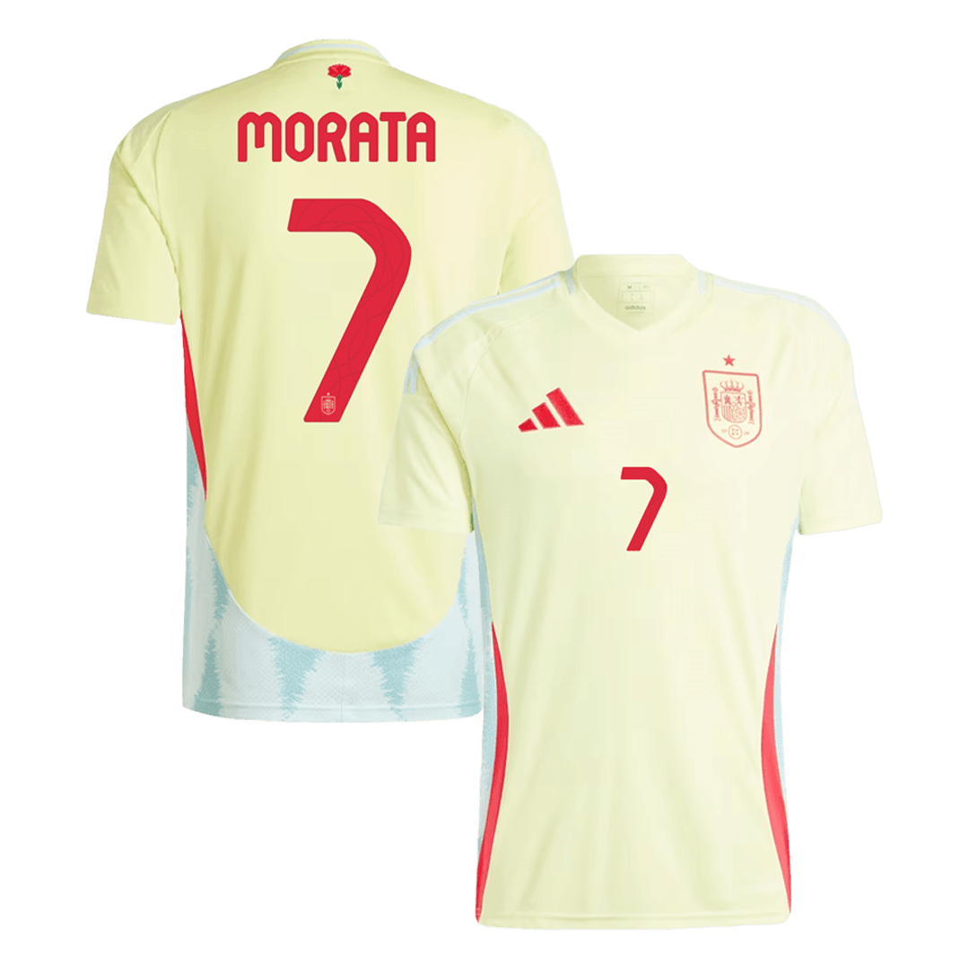 MORATA #7 Spain Away Jersey Euro 2024