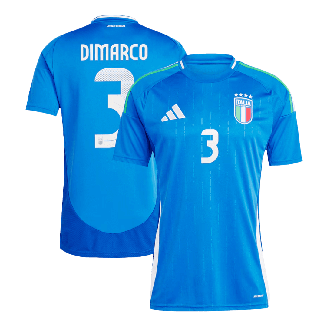 [Super Replica] DIMARCO #3 Italy Home Jersey Euro 2024