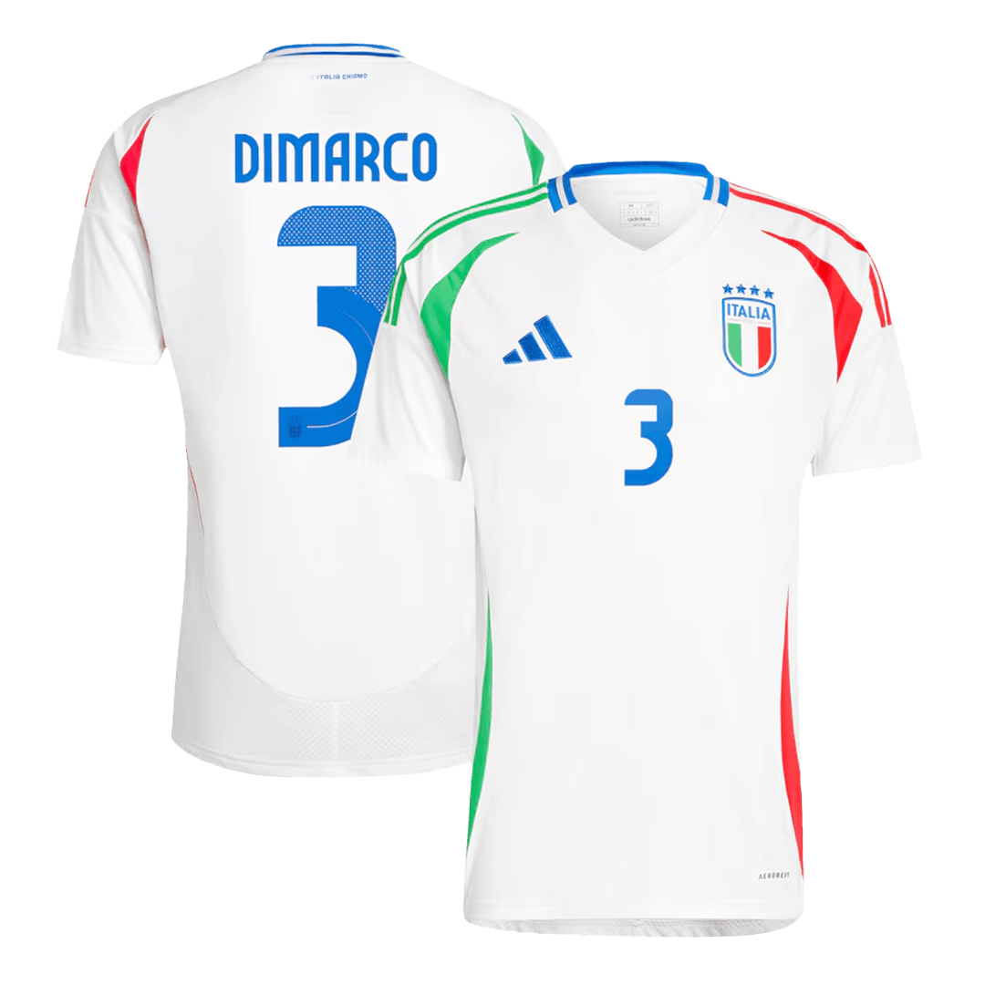 [Super Replica] DIMARCO #3 Italy Away Jersey Euro 2024