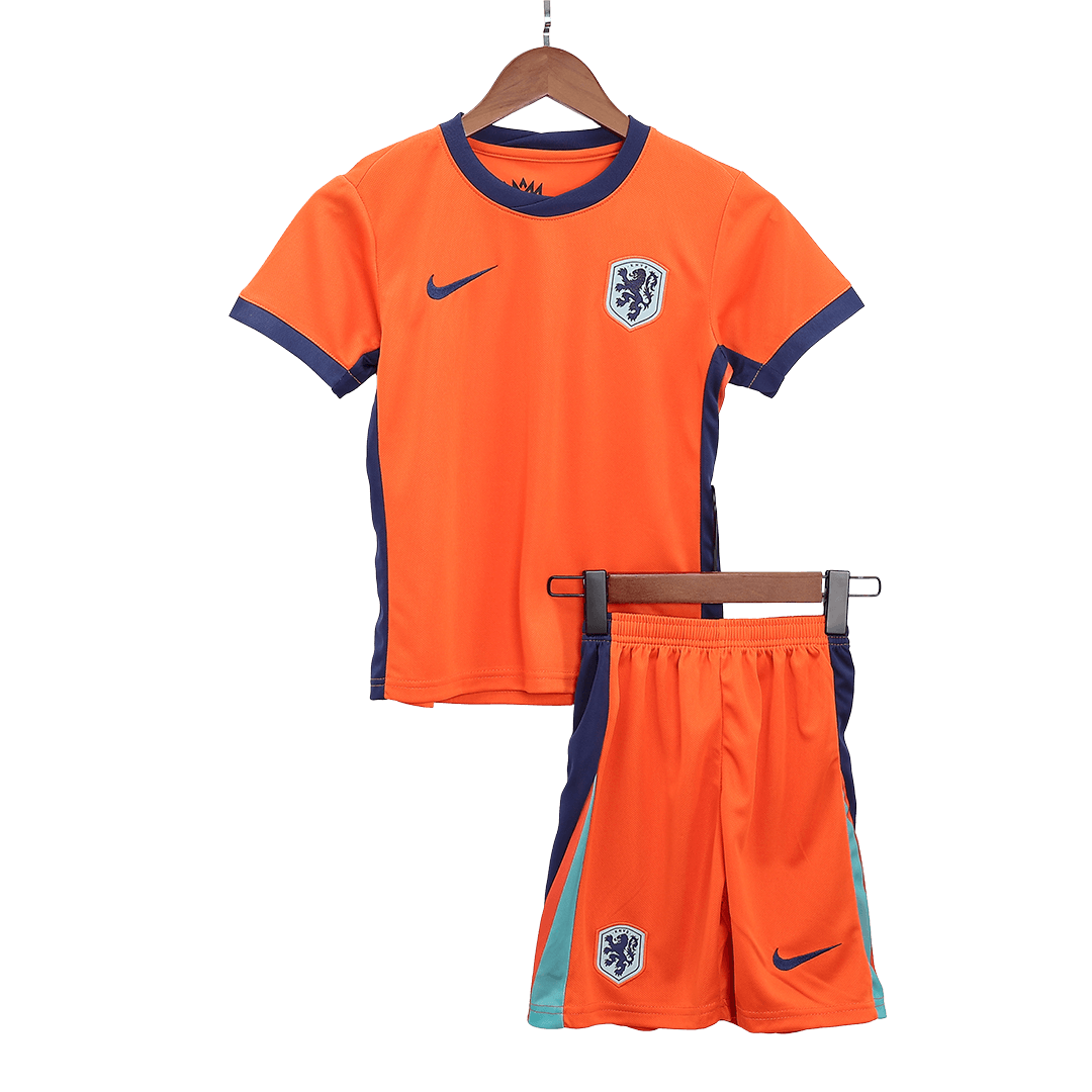 Kids Netherlands Home Jersey Kit Euro 2024