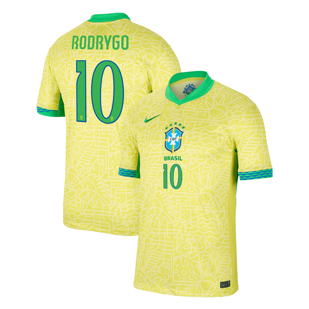 [Super Replica] RODRYGO #10 Brazil Home Jersey Copa America 2024