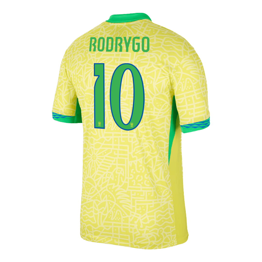 [Super Replica] RODRYGO #10 Brazil Home Jersey Copa America 2024