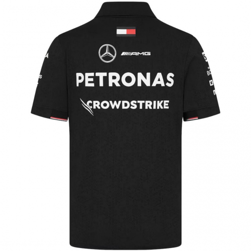 Mercedes AMG Petronas F1 Team Polo - Black 2024