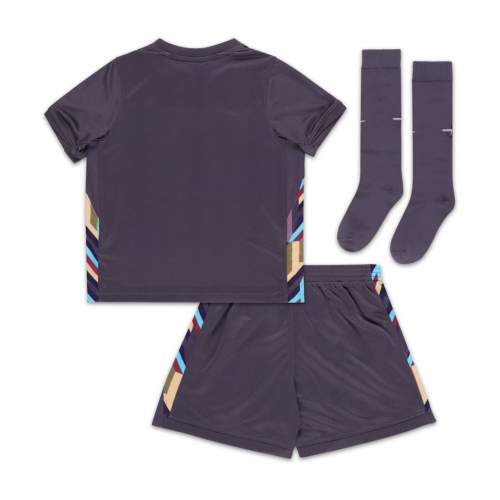 Kids England Away Whole Kit(Jersey+Shorts+Socks) Euro 2024