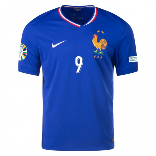 GIROUD #9 France Home Jersey Euro 2024