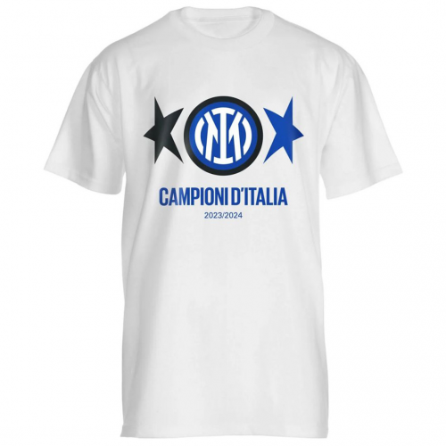 Inter Milan IM 2STARS Celebrativa Campioni D'ITALIA T-Shirt 2023/24