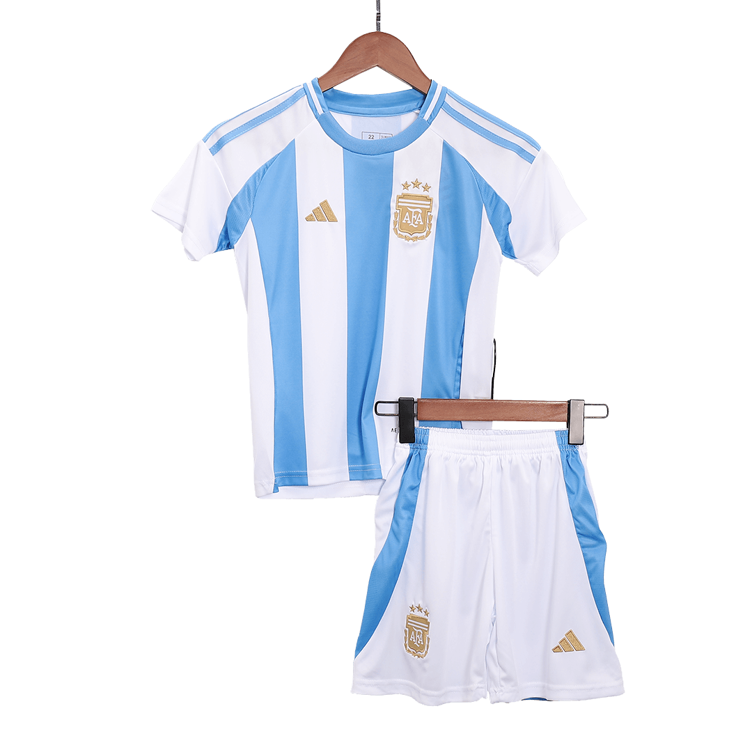Kids Argentina Home Full Jersey Kit Copa America 2024