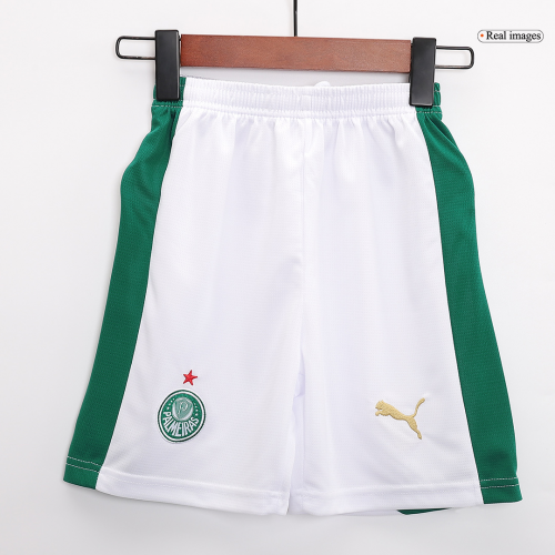 Kids SE Palmeiras Home Kit(Jersey+Shorts) 2024/25