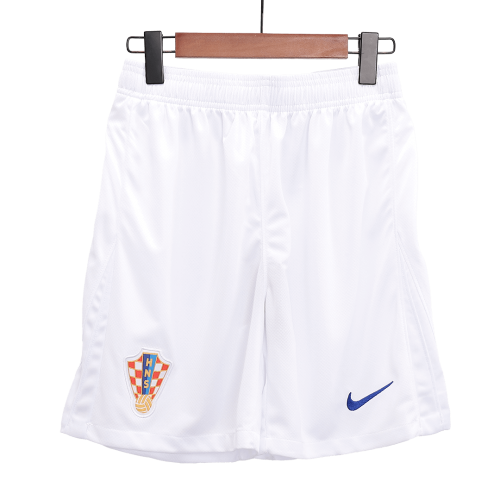 Croatia Home Soccer Shorts Euro 2024