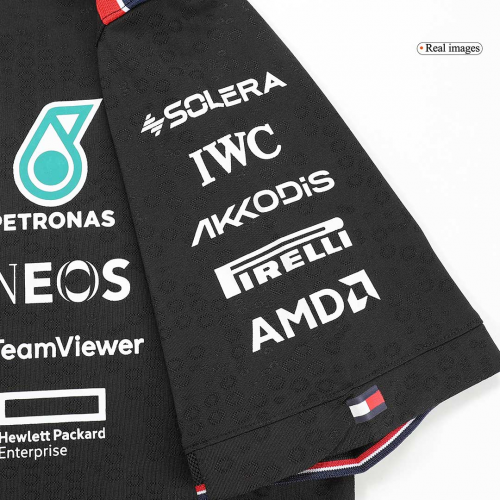 Mercedes AMG Petronas F1 Team Polo - Black 2024