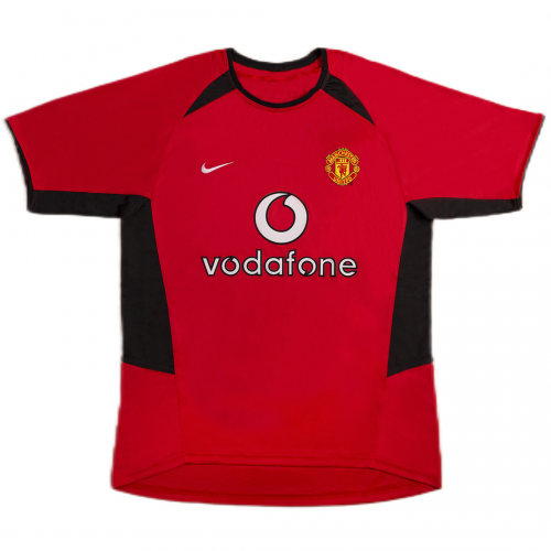 Solskjaer #20 Manchester United Retro Jersey Home 2002/04