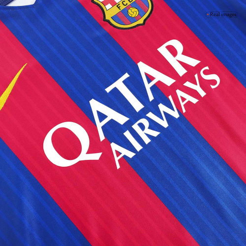 NEYMAR JR #11 Retro Barcelona Home Jersey 2016/17