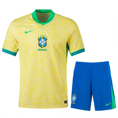 [Super Replica] Brazil Home Kit (Jersey+Shorts) Copa America 2024