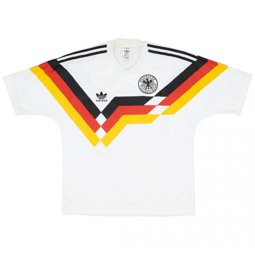 West Germany Retro Jersey Home World Cup 1990