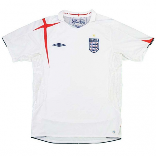 England Retro Jersey Home World Cup 2006