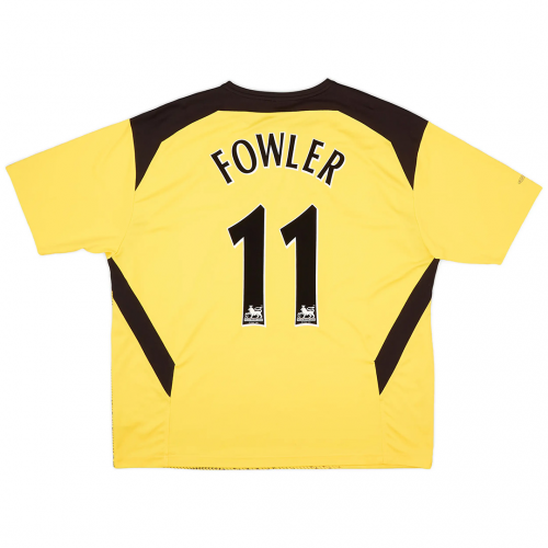 FOWLER #11 Liverpool Retro Away Jersey 2004/05