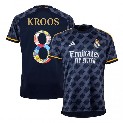 Toni Kroos x Real Madrid Away Jersey 2023/24 - Sen2 Font | MineJerseys