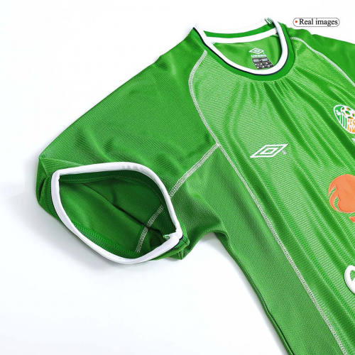 Keane #6 Retro Ireland Home Jersey 2002