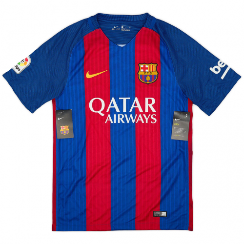 Messi #10 Barcelona Home Retro Jersey 2016/17