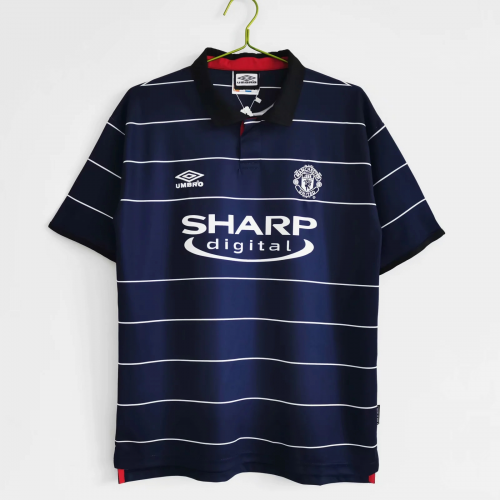 Scholes #18 Manchester United Retro Jersey Away 1999/00