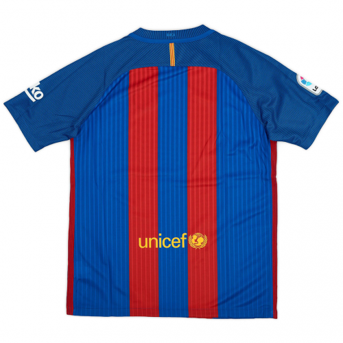 Messi #10 Barcelona Home Retro Jersey 2016/17