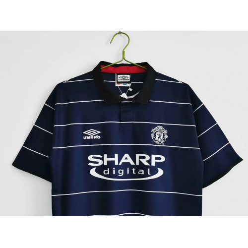 Solskjaer #20 Manchester United Retro Jersey Away 1999/00