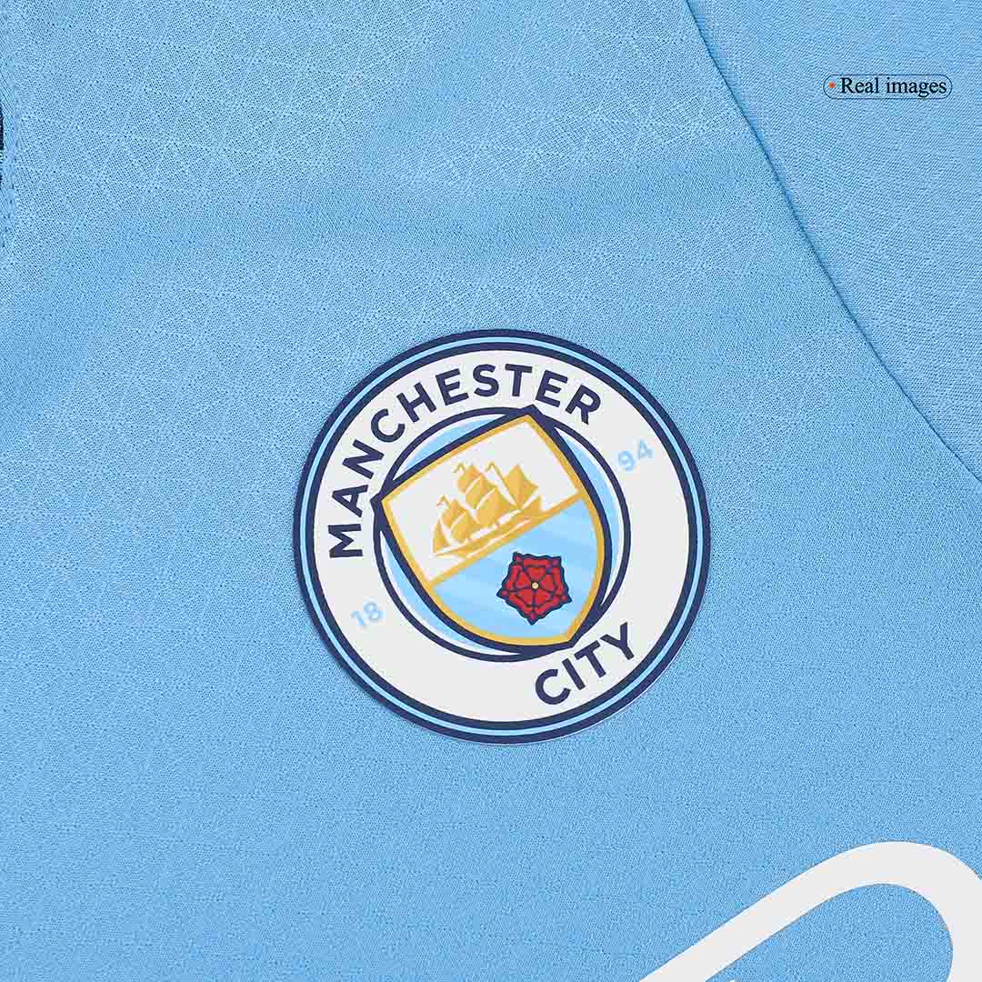 RODRIGO #16 Manchester City Home Match Jersey 2024/25 - UCL Font