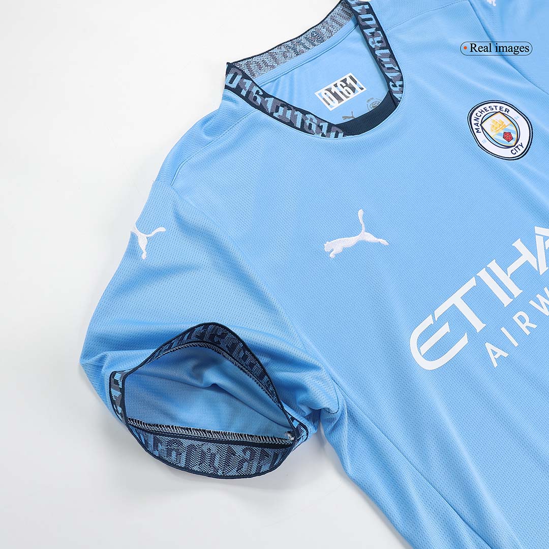 RODRIGO #16 Manchester City Home Jersey 2024/25 - UCL Font