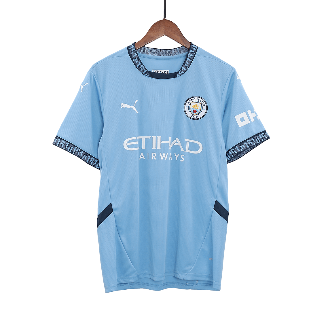 RODRIGO #16 Manchester City Home Jersey 2024/25 - UCL Font