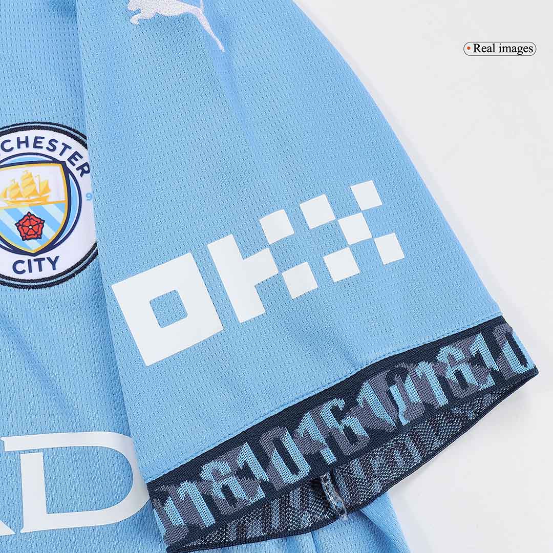 [Super Replica] Manchester City Home Whole Kit(Jersey+Shorts+Socks) 2024/25