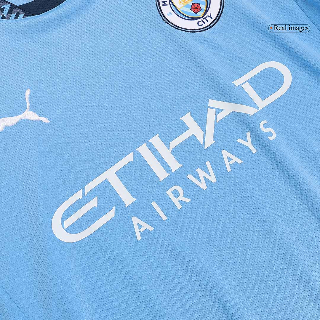 [Super Replica] RODRIGO #16 Manchester City Home Jersey 2024/25 - UCL Font