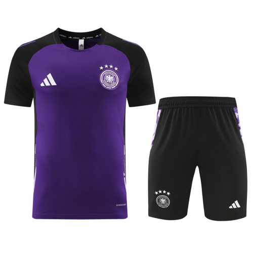 Germany Training Kit (Jersey+Shorts) Purple Euro 2024