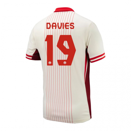 DAVIES #19 Canada Away Jersey Copa America 2024