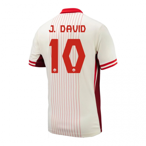 J. DAVID #10 Canada Away Jersey Copa America 2024