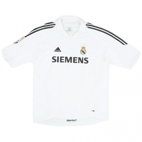 Zidane #5 Retro Real Madrid Home Jersey 2005/06