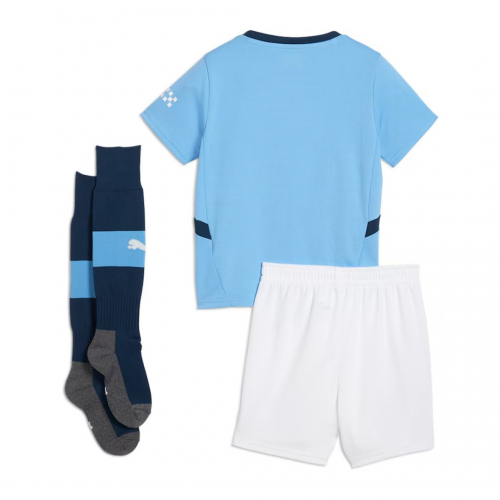 Kids Manchester City Home Full Jersey Kit 2024/25