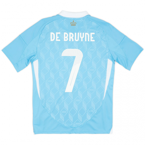 De Bruyne #7 Belgium Away Jersey EURO 2024