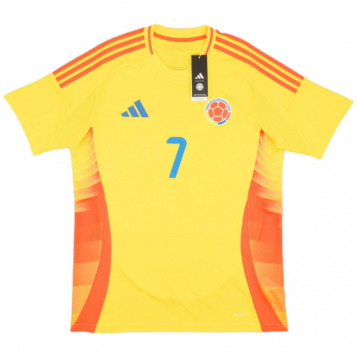 L.DÍAZ #7 Colombia Home Jersey Copa America 2024