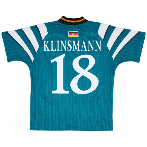 KLINSMANN #18 Germany Retro Away Jersey Euro Cup 1996