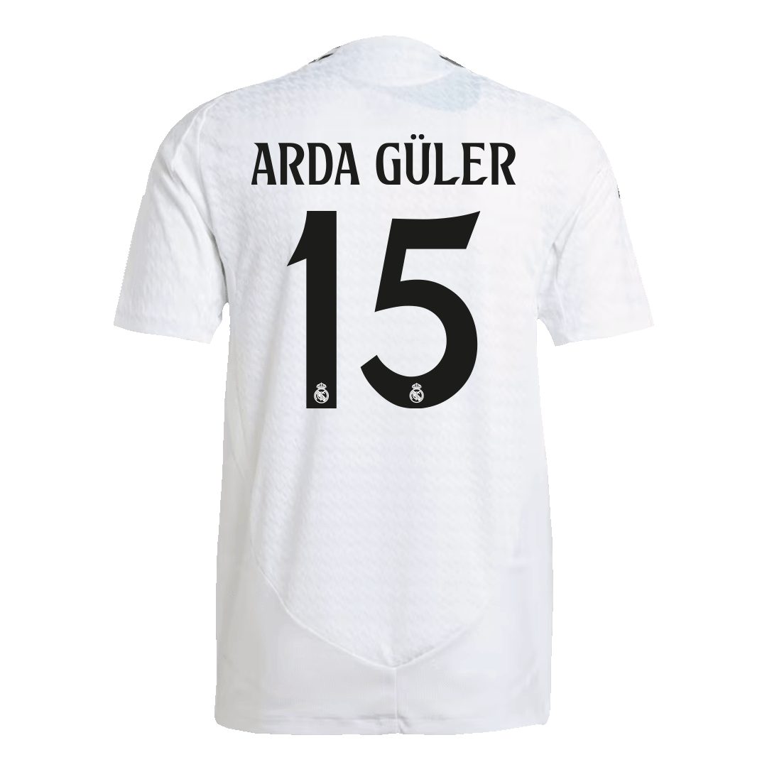 ARDA GÜLER #15 Real Madrid Home Match Jersey 2024/25