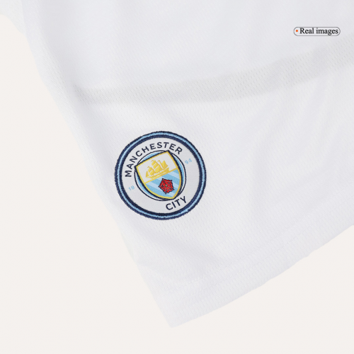 Kids Manchester City Home Jersey Kit 2024/25