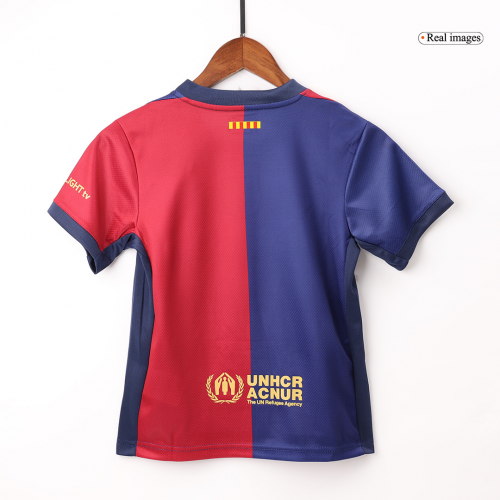 Kids Barcelona Home Kit Jersey+Short 2024/25