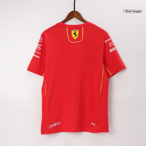 [Super Replica] Scuderia Ferrari F1 Racing Team Charles Leclerc Driver T-Shirt 2024