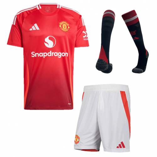 [Super Replica] Manchester United Home Full Kit 2024/25