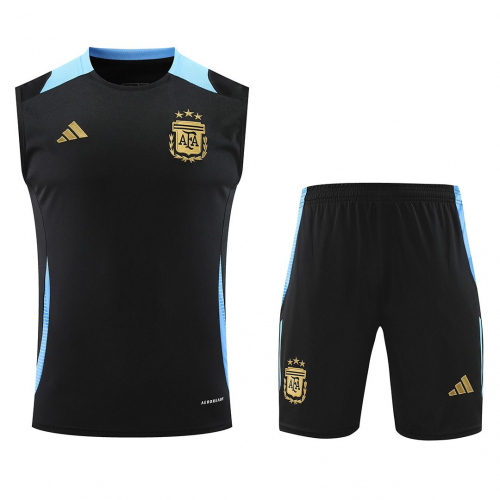 Argentina Sleeveless Training Kit (Top+Shorts) Navy 2024