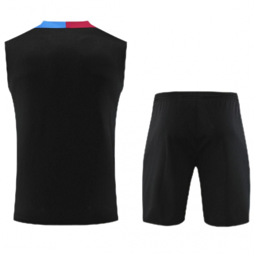 Barcelona Sleeveless Training Kit Black 2024/25