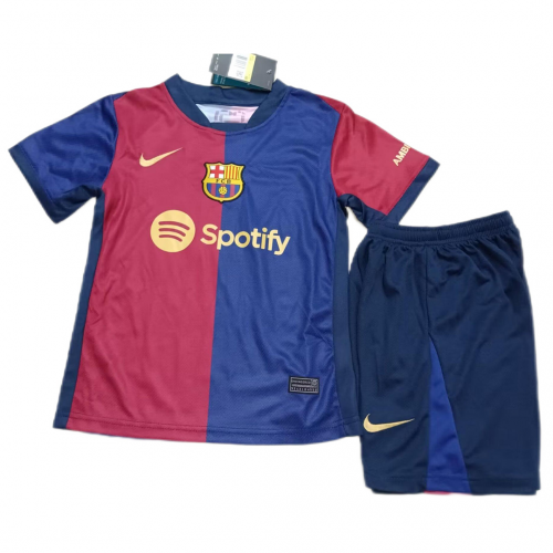 Kids Barcelona Home Jersey Kit 2024/25