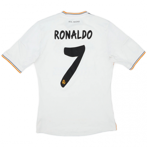 RONALDO #7 Retro Real Madrid Home Jersey 2013/14