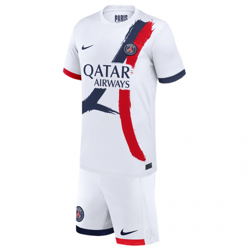 Kids PSG Away Kit Jersey+Shorts 2024/25