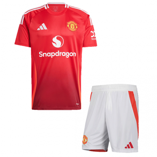 [Super Replica] Manchester United Home Kit(Jersey+Shorts) 2024/25